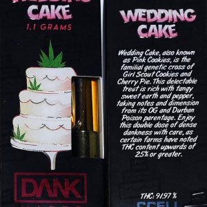 Buy wedding cake dank vape cart Cartridge