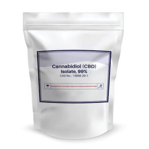 CBD isolate powder, 99%+ purity 100 grams